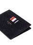 Detail View - Click To Enlarge - THOM BROWNE  - Pebble grain leather card holder