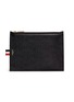 Main View - Click To Enlarge - THOM BROWNE  - Large pebble grain leather zip coin pouch