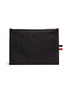 Figure View - Click To Enlarge - THOM BROWNE  - Large pebble grain leather zip coin pouch