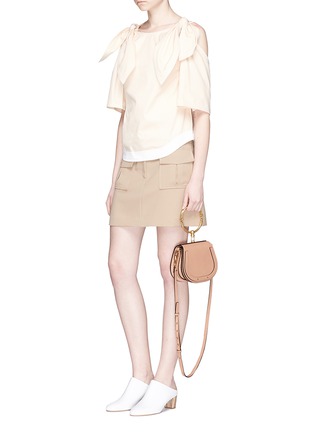 Figure View - Click To Enlarge - CHLOÉ - 'Nile' small leather bracelet bag