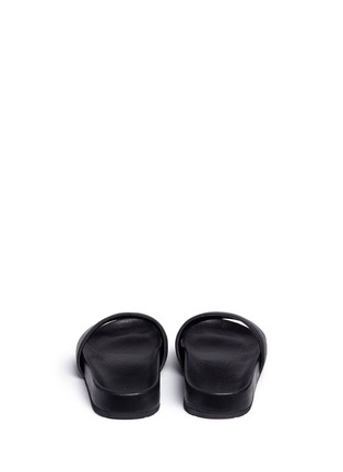 Back View - Click To Enlarge - VINCE - 'Gavin' leather slide sandals
