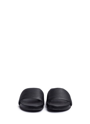 Front View - Click To Enlarge - VINCE - 'Gavin' leather slide sandals