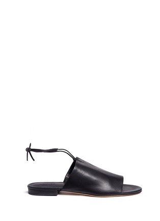 Main View - Click To Enlarge - VINCE - 'Damon' ankle tie leather sandals