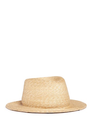 Main View - Click To Enlarge - YUNOTME - 'Micha' floral lace panama straw hat