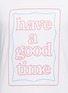 Detail View - Click To Enlarge - HAVE A GOOD TIME - Neon logo frame print T-shirt