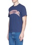 Front View - Click To Enlarge - HAVE A GOOD TIME - 'College' logo print cotton T-shirt