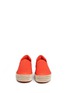 Front View - Click To Enlarge - OPENING CEREMONY - 'Cici Wrap' twill braided flatform skate slip-ons