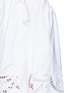 Detail View - Click To Enlarge - ALEXANDER WANG - Cutout skirt overlay cotton poplin shorts