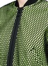 Detail View - Click To Enlarge - ALEXANDER WANG - Oversized net overlay twill bomber jacket