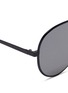 Detail View - Click To Enlarge - SAINT LAURENT - 'Classic 11 Zero' metal frame aviator sunglasses