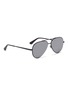Figure View - Click To Enlarge - SAINT LAURENT - 'Classic 11 Zero' metal frame aviator sunglasses