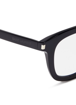 Detail View - Click To Enlarge - SAINT LAURENT - 'SL 141 Slim' acetate square optical glasses