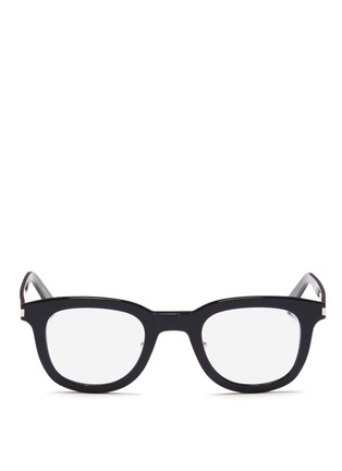 Main View - Click To Enlarge - SAINT LAURENT - 'SL 141 Slim' acetate square optical glasses