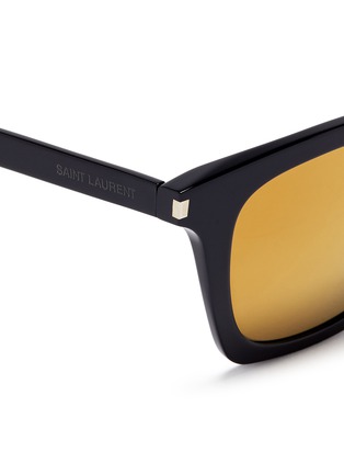 Detail View - Click To Enlarge - SAINT LAURENT - 'SL 138 Slim' acetate square sunglasses