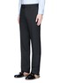 Front View - Click To Enlarge - GUCCI - Velvet trim cavalry twill pants