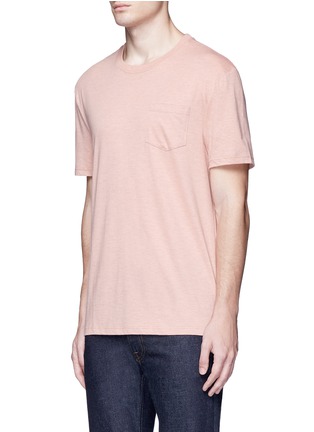 Front View - Click To Enlarge - TOPMAN - Chest pocket jersey T-shirt
