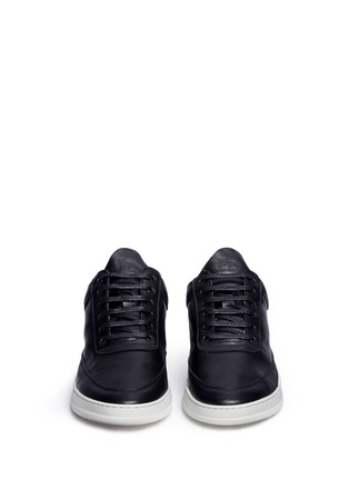 Figure View - Click To Enlarge - FILLING PIECES - 'Low Top' leather sneakers