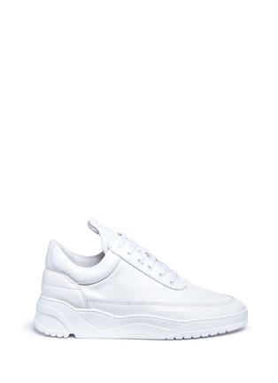 Main View - Click To Enlarge - FILLING PIECES - 'Astro' leather low top sneakers
