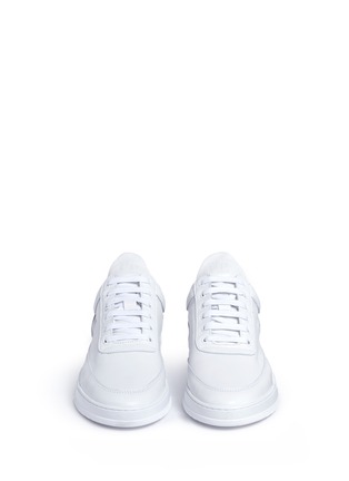 Figure View - Click To Enlarge - FILLING PIECES - 'Astro' leather low top sneakers