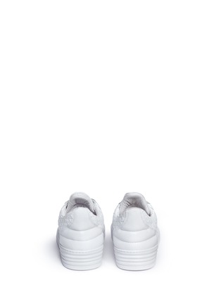 Back View - Click To Enlarge - FILLING PIECES - 'Twist' woven leather low top sneakers