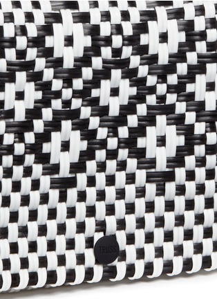 Detail View - Click To Enlarge - TRUSS - Diamond pattern woven PVC pouch