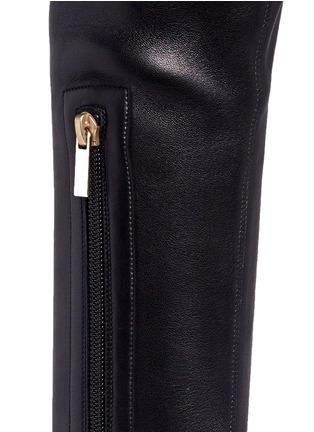 Detail View - Click To Enlarge - JIMMY CHOO - 'Mason' stretch nappa leather platform boots