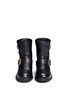 Front View - Click To Enlarge - JIMMY CHOO - 'Youth' buckle leather biker boots