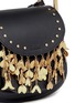 Detail View - Click To Enlarge - CHLOÉ - 'Hudson' mini heart charm leather saddle bag