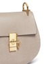  - CHLOÉ - 'Drew' small leather flap suede shoulder bag