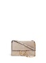Main View - Click To Enlarge - CHLOÉ - 'Faye' small stud suede and leather crossbody bag