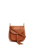Main View - Click To Enlarge - CHLOÉ - 'Hudson' small braided leather saddle bag