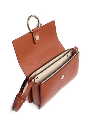  - CHLOÉ - 'Faye' small suede and leather crossbody bag