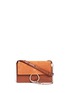 Main View - Click To Enlarge - CHLOÉ - 'Faye' small suede and leather crossbody bag