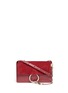 Main View - Click To Enlarge - CHLOÉ - Faye' small suede and leather crossbody bag