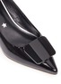 Detail View - Click To Enlarge - PEDDER RED - Enamel plaque patent leather pumps