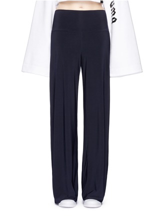 Main View - Click To Enlarge - NORMA KAMALI - Stretch jersey straight leg pants