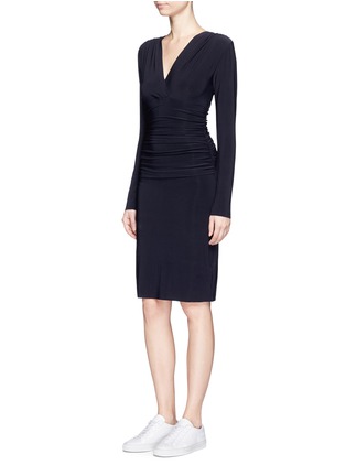 Figure View - Click To Enlarge - NORMA KAMALI - Shirred waist stretch jersey dress
