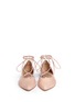 Front View - Click To Enlarge - STUART WEITZMAN - 'Gilligan' d'Orsay suede lace-up flats