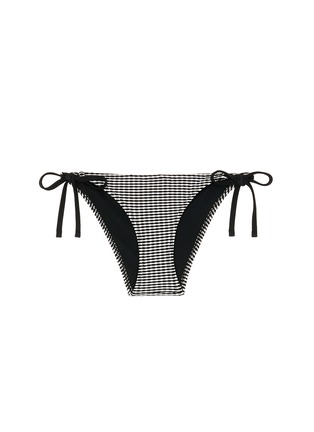 Main View - Click To Enlarge - SOLID & STRIPED - 'The Charlotte' dotty tie bikini bottom