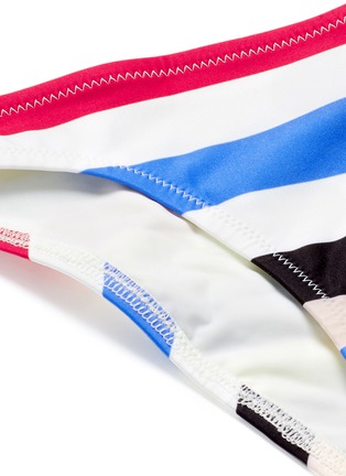 Detail View - Click To Enlarge - SOLID & STRIPED - 'The Chloe' multi stripe bikini bottom