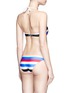 Back View - Click To Enlarge - SOLID & STRIPED - 'The Chloe' multi stripe bikini bottom