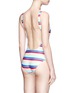 Back View - Click To Enlarge - SOLID & STRIPED - 'The Anne-Marie' stripe one-piece swimsuit
