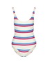 Main View - Click To Enlarge - SOLID & STRIPED - 'The Anne-Marie' stripe one-piece swimsuit