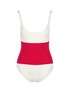 Main View - Click To Enlarge - SOLID & STRIPED - 'The Anne-Marie' colourblock one-piece swimsuit