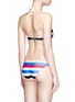 Back View - Click To Enlarge - SOLID & STRIPED - 'The Chloe' stripe bandeau top