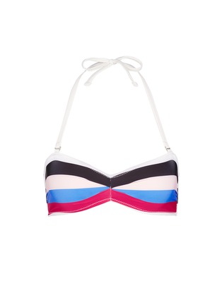 Main View - Click To Enlarge - SOLID & STRIPED - 'The Chloe' stripe bandeau top
