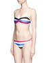 Figure View - Click To Enlarge - SOLID & STRIPED - 'The Chloe' stripe bandeau top