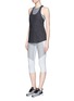 Figure View - Click To Enlarge - OUTDOOR VOICES - 'Two-Tone Kneecap' leggings
