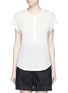 Main View - Click To Enlarge - VINCE - Linen cocoon Henley top