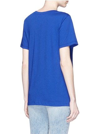 Back View - Click To Enlarge - VINCE - Pima cotton relaxed V-neck T-shirt